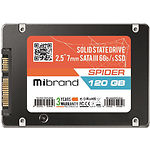 Изображение SSD Mibrand Spider 120Gb 2.5" 7mm SATA III (MI2.5SSD/SP120GB) Bulk Фото SSD Mibrand Spider 120Gb 2.5" 7mm SATA III (MI2.5SSD/SP120GB) Bulk