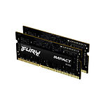 Фото SO-DIMM 2x8GB DDR3 PC-15000 (1866) 1.35V Kingston FURY Impact (KF318LS11IBK2/16)