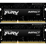 Фото SO-DIMM 2x8GB DDR3 PC-15000 (1866) 1.35V Kingston FURY Impact (KF318LS11IBK2/16) #1
