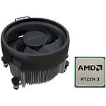 Фото CPU AMD Ryzen 3 4300GE 4C/8T, 3.5/4.0GHz, Socket-AM4 (100-100000151MPK) w Wraith Stealth cooler