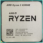 Фото CPU AMD Ryzen 3 4300GE 4C/8T, 3.5/4.0GHz, Socket-AM4 (100-100000151MPK) w Wraith Stealth cooler #1