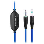 Фото Gemix X-340 black-blue игровая гарнитура #1