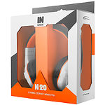Изображение Gemix N20 white-black-orange игровая гарнитура Фото Gemix N20 white-black-orange игровая гарнитура
