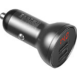 Изображение Автомобильное ЗУ Baseus CCBX-0G Black-Grey, 2*USB-A, 4.8A, 24W Фото Автомобильное ЗУ Baseus CCBX-0G Black-Grey, 2*USB-A, 4.8A, 24W
