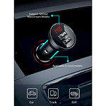 Изображение Автомобильное ЗУ Baseus CCBX-0G Black-Grey, 2*USB-A, 4.8A, 24W #2 Фото Автомобильное ЗУ Baseus CCBX-0G Black-Grey, 2*USB-A, 4.8A, 24W #2