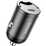 Изображение Автомобильное ЗУ Baseus VCHX-B0G Grey, USB Type-C, QC4.0, 30W, 4.5V-20V/5A-1.5A Фото Автомобильное ЗУ Baseus VCHX-B0G Grey, USB Type-C, QC4.0, 30W, 4.5V-20V/5A-1.5A