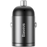 Изображение Автомобильное ЗУ Baseus VCHX-B0G Grey, USB Type-C, QC4.0, 30W, 4.5V-20V/5A-1.5A #6 Фото Автомобильное ЗУ Baseus VCHX-B0G Grey, USB Type-C, QC4.0, 30W, 4.5V-20V/5A-1.5A #6