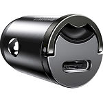 Изображение Автомобильное ЗУ Baseus VCHX-B0G Grey, USB Type-C, QC4.0, 30W, 4.5V-20V/5A-1.5A #4 Фото Автомобильное ЗУ Baseus VCHX-B0G Grey, USB Type-C, QC4.0, 30W, 4.5V-20V/5A-1.5A #4