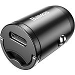 Изображение Автомобильное ЗУ Baseus VCHX-B0G Grey, USB Type-C, QC4.0, 30W, 4.5V-20V/5A-1.5A #3 Фото Автомобильное ЗУ Baseus VCHX-B0G Grey, USB Type-C, QC4.0, 30W, 4.5V-20V/5A-1.5A #3