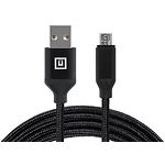 Фото Кабель REAL-EL USB 2.0 Premium USB / Micro USB 2m, Fabric black (EL123500048) 104758