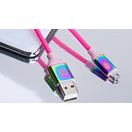 Фото Кабель REAL-EL USB 2.0 Premium USB / Micro USB 1m, Rainbow (EL123500052) 104727 #1