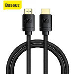 Изображение Кабель Baseus CAKGQ-L01 3м Black 8K HDMI to 8K HDMI v2.1 Фото Кабель Baseus CAKGQ-L01 3м Black 8K HDMI to 8K HDMI v2.1