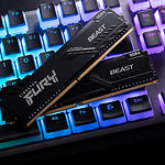 Фото DDR-4 2шт x 16GB 2666МГц Kingston FURY Beast Black (KF426C16BBK2/32) #1