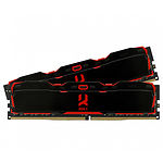 Изображение DDR-4 2шт x 8GB 3200МГц Goodram Iridium X Black (IR-X3200D464L16SA/16GDC) Фото DDR-4 2шт x 8GB 3200МГц Goodram Iridium X Black (IR-X3200D464L16SA/16GDC)