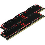 Изображение DDR-4 2шт x 8GB 3200МГц Goodram Iridium X Black (IR-X3200D464L16SA/16GDC) #1 Фото DDR-4 2шт x 8GB 3200МГц Goodram Iridium X Black (IR-X3200D464L16SA/16GDC) #1