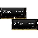 Фото SO-DIMM 2x16GB DDR4 2666МГц Kingston FURY Impact (KF426S16IBK2/32) #1