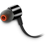 Изображение JBL TUNE T210 Black (JBLT210BLK), наушники вкладыши с микрофоном #2 Фото JBL TUNE T210 Black (JBLT210BLK), наушники вкладыши с микрофоном #2