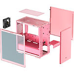 Изображение Корпус Deepcool MACUBE 110 PKRD Pink-Red без БП, mATX/Mini-ITX #1 Фото Корпус Deepcool MACUBE 110 PKRD Pink-Red без БП, mATX/Mini-ITX #1