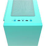 Изображение Корпус Deepcool MACUBE 110 GRBL Green-Blue без БП, mATX/Mini-ITX #3 Фото Корпус Deepcool MACUBE 110 GRBL Green-Blue без БП, mATX/Mini-ITX #3