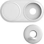 Изображение Беспроводное Wireless ЗУ Baseus WXPL-B02 White Planet, USB питание, 2in1 cable winder+wireless charg #7 Фото Беспроводное Wireless ЗУ Baseus WXPL-B02 White Planet, USB питание, 2in1 cable winder+wireless charg #7