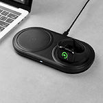 Изображение Беспроводное Wireless ЗУ Baseus WXPL-B01 Black Planet, USB питание, 2in1 cable winder+wireless charg #4 Фото Беспроводное Wireless ЗУ Baseus WXPL-B01 Black Planet, USB питание, 2in1 cable winder+wireless charg #4