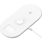 Изображение Беспроводное Wireless ЗУ Baseus WX3IN1-C02 White Smar, USB питание, 3in1 18W For Phone+Watch+Pods #5 Фото Беспроводное Wireless ЗУ Baseus WX3IN1-C02 White Smar, USB питание, 3in1 18W For Phone+Watch+Pods #5