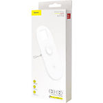 Изображение Беспроводное Wireless ЗУ Baseus WX3IN1-C02 White Smar, USB питание, 3in1 18W For Phone+Watch+Pods #2 Фото Беспроводное Wireless ЗУ Baseus WX3IN1-C02 White Smar, USB питание, 3in1 18W For Phone+Watch+Pods #2