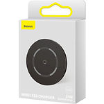 Изображение Беспроводное Wireless ЗУ Baseus WXJK-E01 Black, USB питание, Simple Magnetic #4 Фото Беспроводное Wireless ЗУ Baseus WXJK-E01 Black, USB питание, Simple Magnetic #4