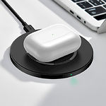 Изображение Беспроводное Wireless ЗУ Baseus WXJK-E01 Black, USB питание, Simple Magnetic #2 Фото Беспроводное Wireless ЗУ Baseus WXJK-E01 Black, USB питание, Simple Magnetic #2