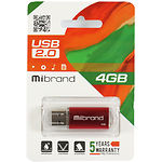 Фото USB Flash - 4GB (Mibrand Cougar Red MI2.0/CU4P1R) #2