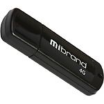 Фото USB Flash - 4GB (Mibrand Grizzly Black MI2.0/GR4P3B) #1