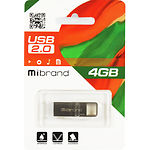 Фото USB Flash - 4GB (Mibrand Shark Silver MI2.0/SH4U4S) #2