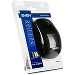 Изображение Мышка SVEN RX-260W Wireless (black) USB, 3 key, 1 Wheel, 1600dpi #1 Фото Мышка SVEN RX-260W Wireless (black) USB, 3 key, 1 Wheel, 1600dpi #1