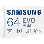 Фото microSD XC 64Gb Samsung EVO PLUS Class10 UHS-I U1 V10 A1 (MB-MC64KA) c SD переходником, R130/W20MB/s