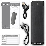 Изображение SVEN PS-115 (black) портативная система 2x5Вт, Li-Ion аккумулятор, USB, microSD,FM,BT #3 Фото SVEN PS-115 (black) портативная система 2x5Вт, Li-Ion аккумулятор, USB, microSD,FM,BT #3