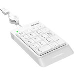 Фото Клавиатурный блок Numeric Keypad A4Tech FK13 White Fstyler USB, сматываемый кабель (70 cm) #3