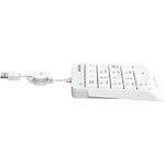 Фото Клавиатурный блок Numeric Keypad A4Tech FK13 White Fstyler USB, сматываемый кабель (70 cm) #2