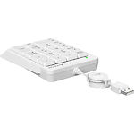 Фото Клавиатурный блок Numeric Keypad A4Tech FK13 White Fstyler USB, сматываемый кабель (70 cm) #1