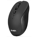 Изображение Мышка SVEN RX-560SW Wireless black, Silent USB, 5 key, 1 Wheel, 1600dpi #6 Фото Мышка SVEN RX-560SW Wireless black, Silent USB, 5 key, 1 Wheel, 1600dpi #6