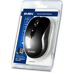 Изображение Мышка SVEN RX-560SW Wireless black, Silent USB, 5 key, 1 Wheel, 1600dpi #1 Фото Мышка SVEN RX-560SW Wireless black, Silent USB, 5 key, 1 Wheel, 1600dpi #1