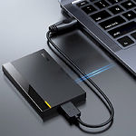 Изображение HDD Rack Baseus (CAYPH-A01) Full Speed Series Внешний карман 2.5" HDD, USB 3.1/Micro-USB, черный #2 Фото HDD Rack Baseus (CAYPH-A01) Full Speed Series Внешний карман 2.5" HDD, USB 3.1/Micro-USB, черный #2
