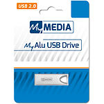 Фото USB Flash 16Gb MyMedia MyAlu by Verbatim {69272} USB 2.0 Silver #1