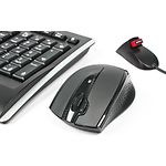 Клавиатура + мышь A4tech 9300F USB Wireless V-Track black - фото