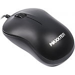 Мышь компьютерная Maxxter Mc-3B02 оптическая, USB, черная - фото