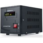 Фото Стабилизатор REAL-EL STAB ENERGY-2000 (EL122400013), black, 2000VA (1600Вт), LCD, 2 евророзетки #3