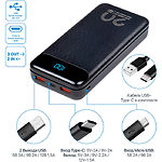 Изображение Внешний аккумулятор Power Bank RivaCase RIVAPOWER VA2580 20000mAh, QC/PD, 20W, Black #2 Фото Внешний аккумулятор Power Bank RivaCase RIVAPOWER VA2580 20000mAh, QC/PD, 20W, Black #2