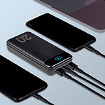 Изображение Внешний аккумулятор Power Bank RivaCase RIVAPOWER VA2580 20000mAh, QC/PD, 20W, Black #1 Фото Внешний аккумулятор Power Bank RivaCase RIVAPOWER VA2580 20000mAh, QC/PD, 20W, Black #1