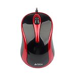Изображение Мышка A4tech N-350-2 (Red+Black) V-Track USB, 1000dpi, 4D колесо #4 Фото Мышка A4tech N-350-2 (Red+Black) V-Track USB, 1000dpi, 4D колесо #4