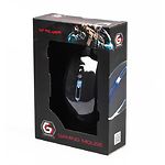 Изображение Мышка Gembird MUSG-001-B Оптическая игровая мышь, USB интерфейс, синий цвет #1 Фото Мышка Gembird MUSG-001-B Оптическая игровая мышь, USB интерфейс, синий цвет #1