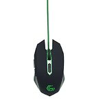 Фото Мышка Gembird MUSG-001-G Оптическая игровая мышь, USB интерфейс, зеленый цвет #3